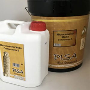 Pisa Medium microcement - 17kg component A and B